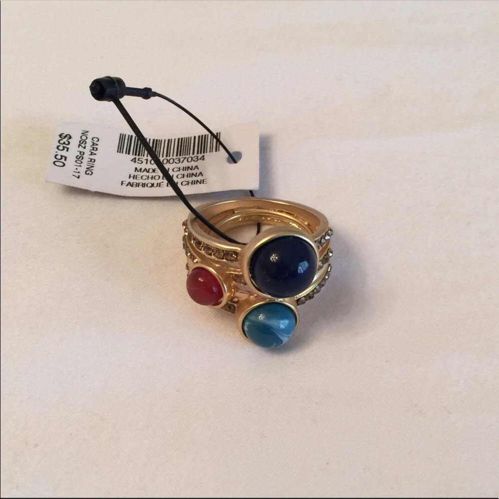 Chico’s Silver tone simulated stone ring